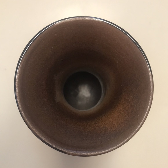 Vintage Pottery Craft Robert Maxwell Stoneware Floral Lily Vase - Picture 5 of 9